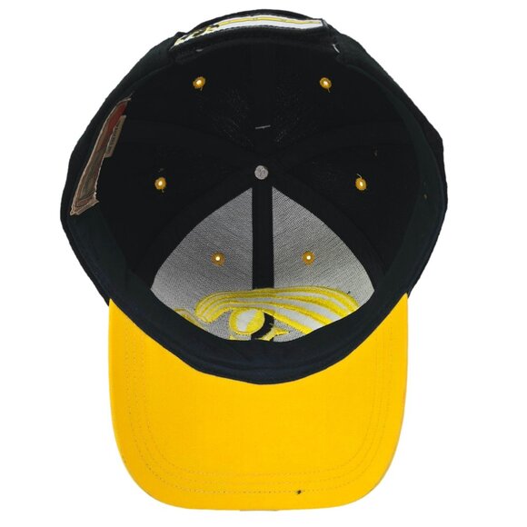 Iowa Hawkeyes Hat Cap Black Gold Big Hawk Logo NCAA Adjustable Embroidered NEW - Picture 4 of 6